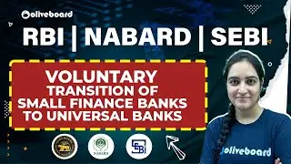 RBI Circular Voluntary Transition of Small Finance Banks to Universal Banks | RBI | NABARD | SEBI