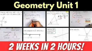 Learn Geometry FAST! Includes Test with Solutions