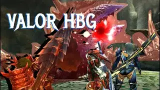 SO I TRIED VALOR HBG | MHGU | Online Carry | HR 7 Key Quests & Nakarkos | Hellblade Glavenus V-X