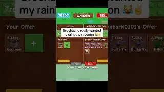 I TRADED MY RAINBOW RACCOON FOR THESE POWERFUL PETS🥳 #growagarden #roblox #gag