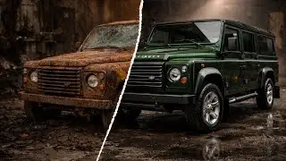 ASMR Car Restoration! 1995 Land Rover Defender Full Restoration Project