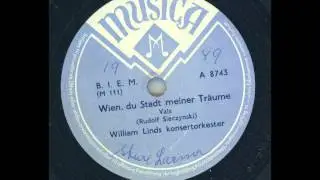 William Linds konsertorkester - Wien, du Stadt meiner Tr&auml;ume