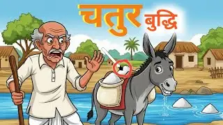 आलसी गधा और समझदार व्यापारी | Hindi Moral Story | Inspirational Story