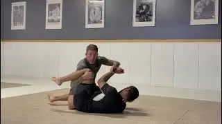 Kneebar basics from half guard top