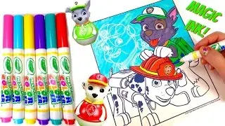 Paw Patrol Rocky & Marshall Crayola Magic Ink