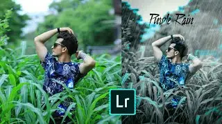 Lightroom Amazing Rain Effect Editing || Rain Day Photo editing || SA EDITZ