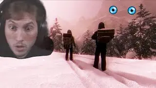 Raenee dağ y&uuml;r&uuml;y&uuml;ş&uuml; oyunu oynuyor🏔️(white silence game) @RRaenee 