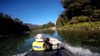 Jetboating to Lake Ellery, Haast ,New Zealand