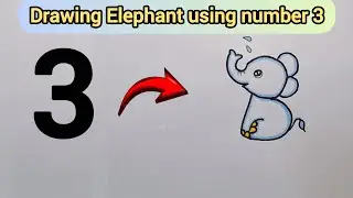 Learn How to Draw an Elephant for Kids! 🐘✏️