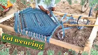#The Art Of Cot #charpai A Cultural Tradition #Diy Cot Weaving #Beginners Tutorial