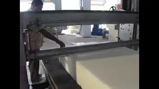 horizontal foam cutting  machine