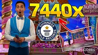Сегодняшнее обновление Sweet Bonanza CandyLand, OMG RECORDS!..! 7.440X !!! 7.440X,1012X,1009X Смо...