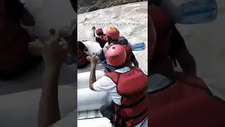 Rishikesh Rafting with friends 😍 #love #rafting #rishikesh #travel #journey #shorts #nature