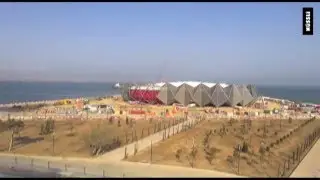 Construction Timelapse of the Crystal Hall in Baku (AZ)
