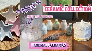 Handmade Ceramics | Concrete Trays | Ceramic Collection 🎀🤍