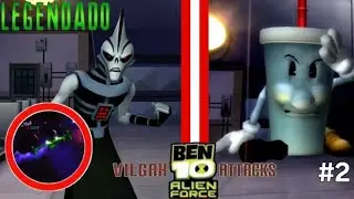 Psyphon e o Sr. Sorvete gigante! - Ben 10 Alien Force: Vilgax Attacks (PT-BR) #2 (PS2)