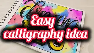 calligraphy tutorial for beginner /slogan writing for competition/ motivation quotes