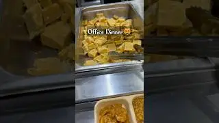 Office Dinner💁🏻&zwj;♀️ office thali #food #foodie #youtubeshorts #shorts #officelife #thali