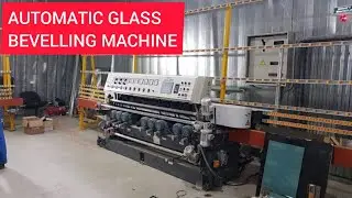 how to set automatic glass bevelling machine (cnc machine) # glass bevelling machine