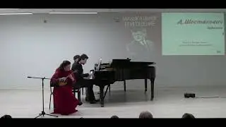 D. Shostakovich, Burlesque, finale of the concerto for violin and orchestra (arranged for domra)