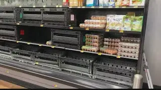 Shoppers finding shortages at on store shelves