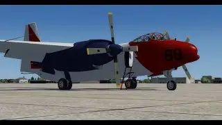 Full in-cockpit video of NAA AJ-2 Savage test flight (P3Dv4)