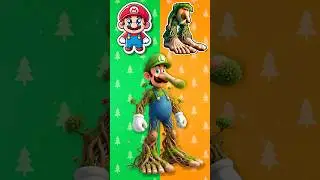 Brr Brr vs Mario #cartoon #funny #nintendo #brainrot #supermario #brrbrrpatapim #nintendo
