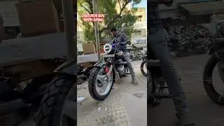 Battalion Black Bullet 350 Modified | Battalion Black S Alloy Wheels | Battalion Black Bullet 350