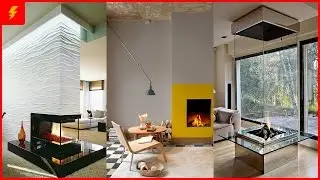 16 Unique Modern Fireplace Design Ideas