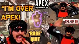 DrDisrespect RAGE QUITS Apex After He's BORED Of SHIELDS! (Season 4)
