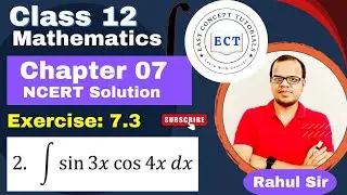 Class 12 Mathematics | Integrals |  Chapter 7 | Ex 7.3 Q 2  I NCERT SOLUTION | Integration |