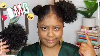 AFFORDABLE, Instant, Drawstring Curly Afro Puff Ponytails for under $20 | Easy Type 4 Natural Hair