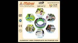 Green Reinforced Pvc Braided Hose
