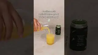 Matcha con zumo de naranja 🍊