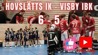 Highlights Hovslätts IK - Visby IBK (Innebandy/Floorball)