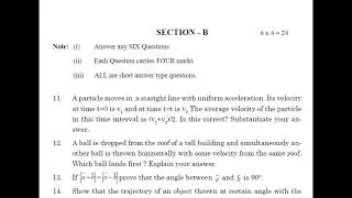 TS inter 1st year Physics model paper 2021 May