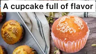 Heavenly taste Persian cupcake - cake yazdi main recipe - Iranian muffin recipe