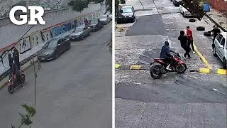 Roban en segundos a peatones en Naucalpan