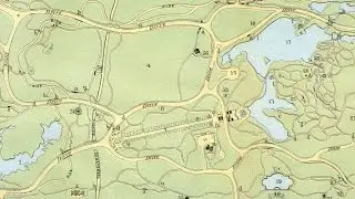 Central Park NYC Historical Map (1866)