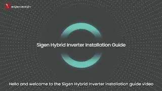 Sigen Hybrid Inverter Installation Guide