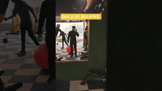 Day 2 of bulking &mdash; eat big, lift heavy, no excuses. 💀🏋️&zwj;♂️🔥#shorts #trending #viral #gym #bulking