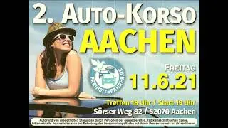 Autokorso Aachen 11 06 21 #Demo #Aachen1206 #NRWstehtZUSAMMEN #GEMEINSAMinAACHEN