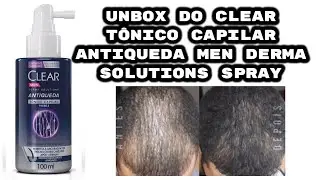 Clear T&ocirc;nico Capilar Antiqueda Men Derma Solutions Spray