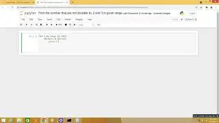 Python program Print the number that are not divisible by 2 and 3 in given range