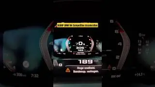 830HP BMW M4 Competition Acceleration 🚀🔥