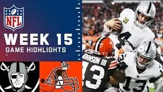 Las Vegas raiders vs Cleveland browns week 15 highlights