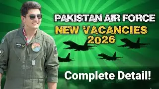 Paf New Jobs 2026 | Pakistan Air Force Jobs | PAF New Vacancy | @Ayeshaforcesacademy 