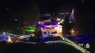 'It all paid off': Creston man spends months building light display on Western movie set