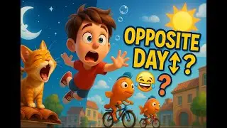 Opposite Day Parade | Fun Nursery Rhyme for Kids | Marching Song with Opposites