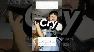 CAS - Cry (interlude guitar cover + tab)